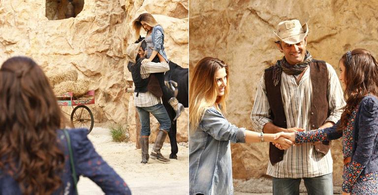 ‘Salve Jorge’: Ayla se apresenta para Bianca como noiva de Zyah e a competição entre as duas fica acirrada