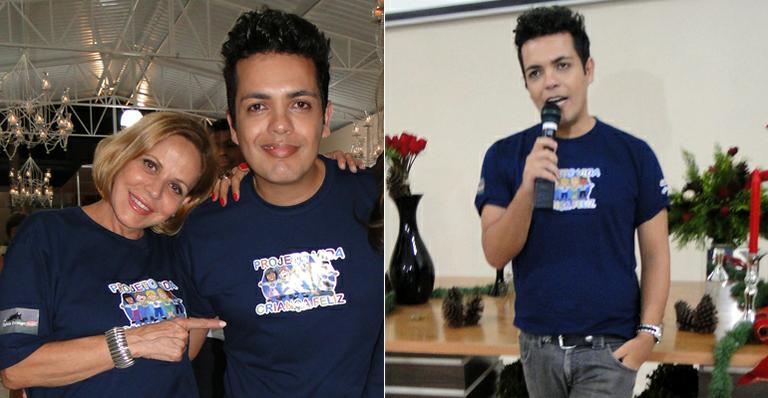 Claudete Troiano prestigia seu antigo colunista Marcelo Bandeira em projeto do bem