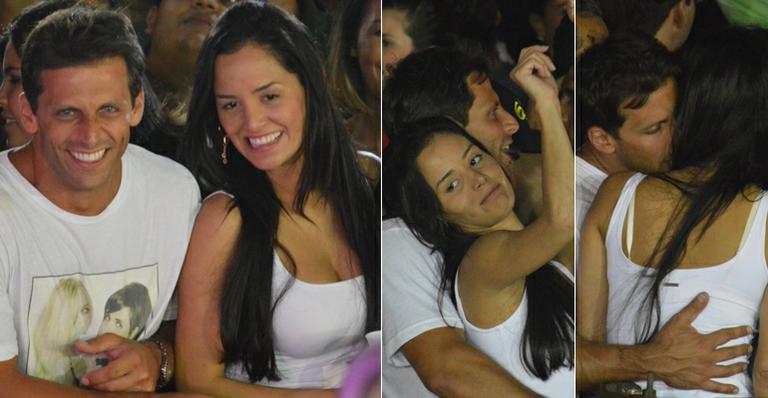 Henri Castelli beija morena em micareta em Natal
