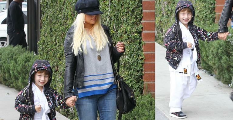 Christina Aguilera e o simpático Max