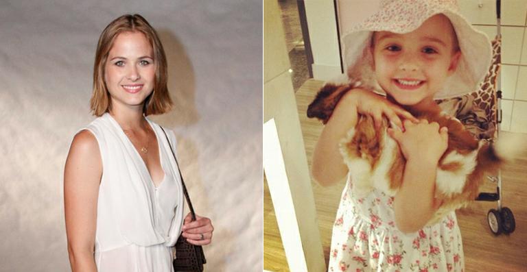 Luiza Valdetaro dá bichinho de estimação para a filha, Malu
