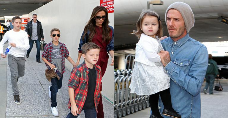 Família Beckham passeia cheia de estilo em seus últimos dias em Los Angeles