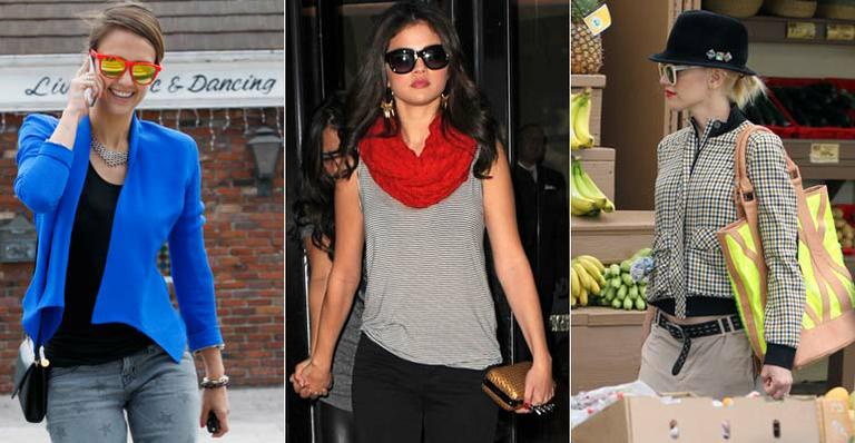 Acessórios coloridos deixam look despojado