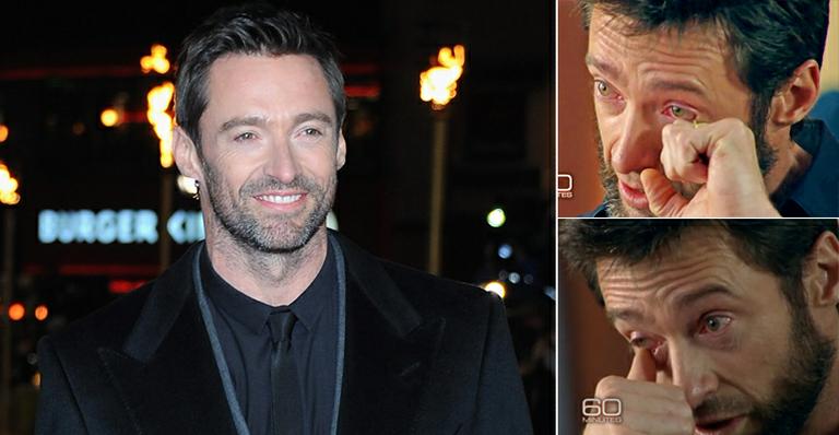 Hugh Jackman chora ao falar da mãe, que o abandonou aos 8 anos de idade