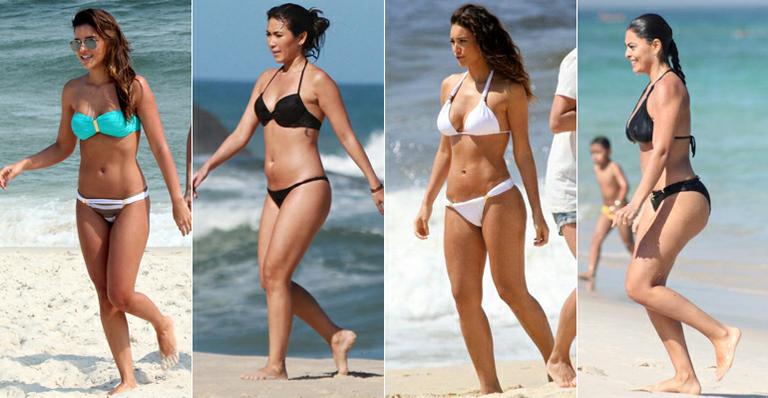 No verão, inspire-se nos biquínis das famosas