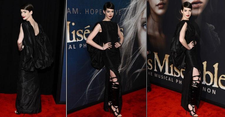 Anne Hathaway se descuida e mostra demais. Veja como evitar armadilhas fashion