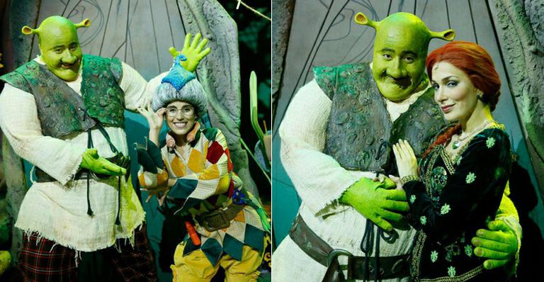 Veja Camilla Camargo e atores de ‘Shrek – o Musical’ caracterizados de seus personagens