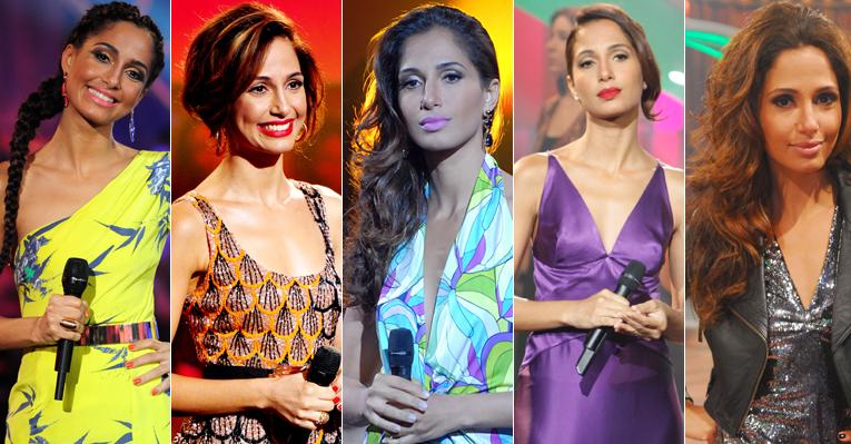 Relembre os charmosos penteados de Camila Pitanga no ‘Som Brasil’