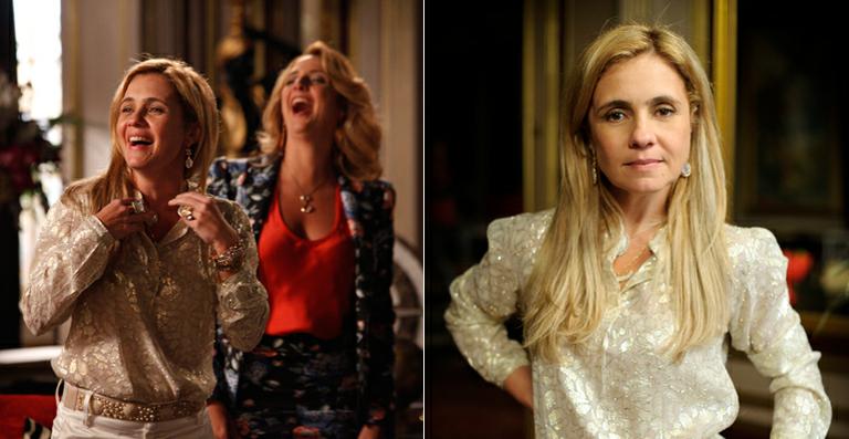 Adriana Esteves recebe mensagens do elenco de ‘Avenida Brasil’ por seu aniversário