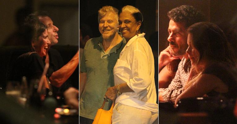 Famosos saem para se divertir e movimentam noite carioca