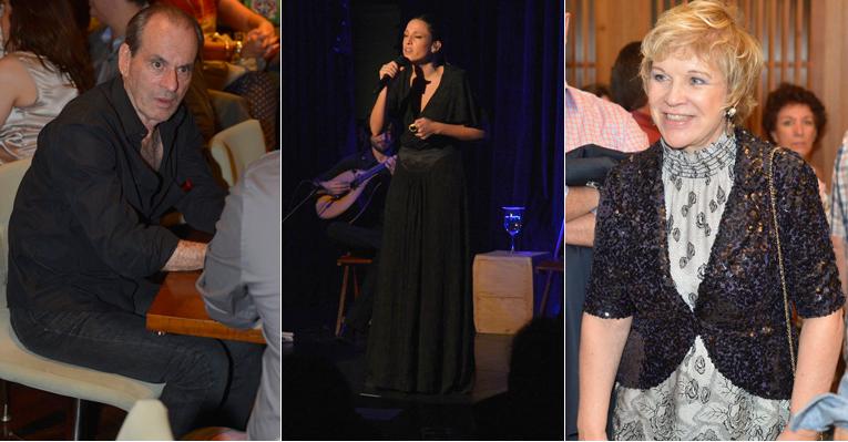 Ney Matogrosso e Marta Suplicy curtem show de fado no Rio de Janeiro