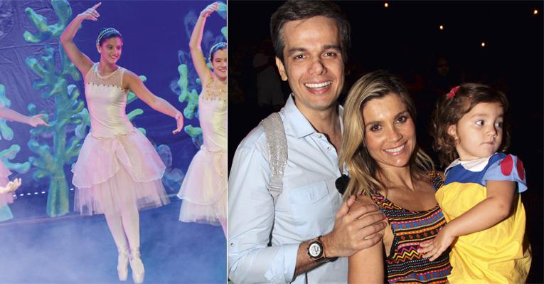 As bailarinas Giulia Costa e Sophia Raia Celulari encantam seus pais famosos