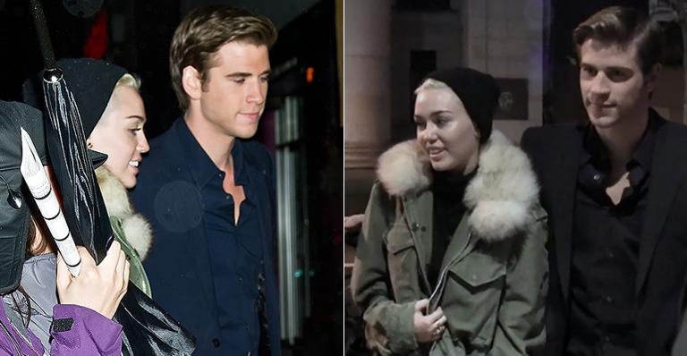 Após brigar na rua, Liam Hemsworth recebe a visita de Miley Cyrus em set