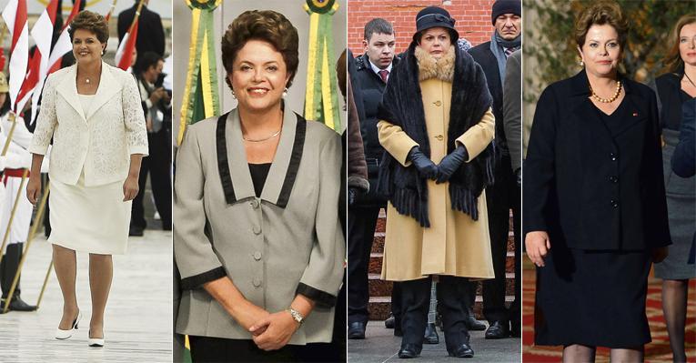 Elegância lidera estilo Dilma Rousseff