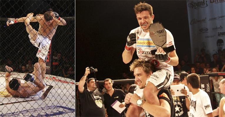 Bruno, do KLB, vence a 1ª luta em sua estreia no MMA