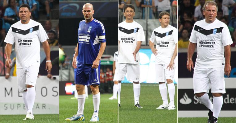 Ídolos do futebol se reúnem contra a pobreza