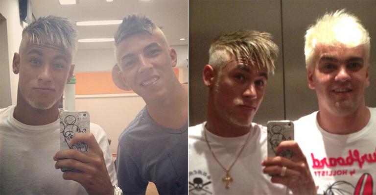 Neymar radicaliza de novo e fica loiro