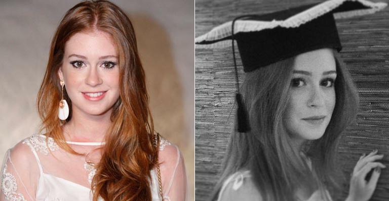 Marina Ruy Barbosa festeja formatura