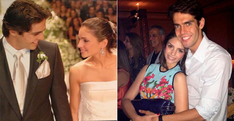 Kaká e Carol Celico  comemoram sete anos de casamento com foto e declarações de amor