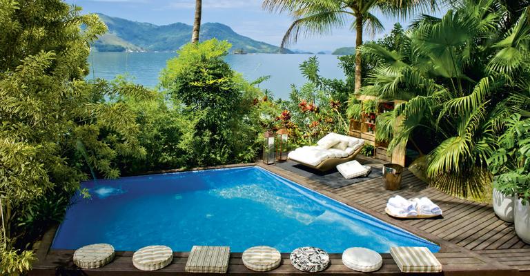 Decoração da Ilha de CARAS: Deck Piscina
