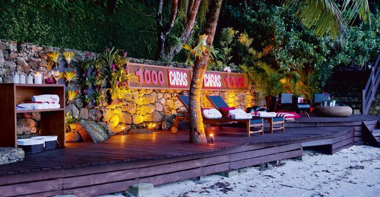 Decoração da Ilha de CARAS: Deck Praia