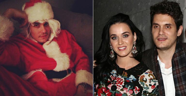 Katy Perry mostra foto do ‘Papai Noel’ John Mayer