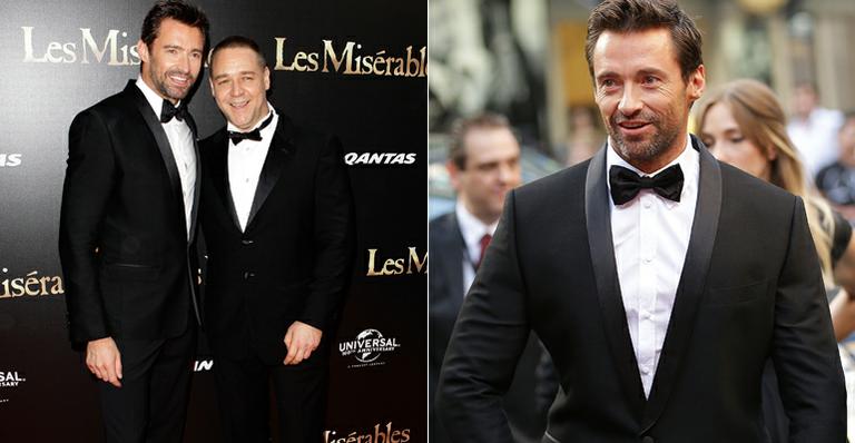 Hugh Jackman escolhe look Dolce & Gabbana para estreia de ‘Os Miseráveis’