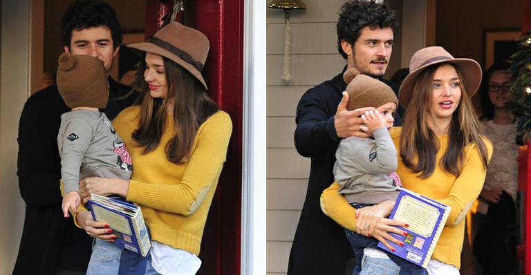 Orlando Bloom e Miranda Kerr: juntos e felizes com o pequeno Flynn