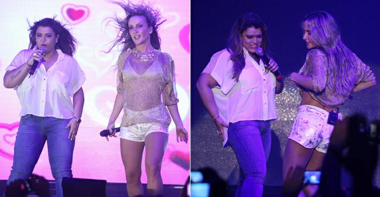Preta Gil e Claudia Leitte requebram em show no Rio