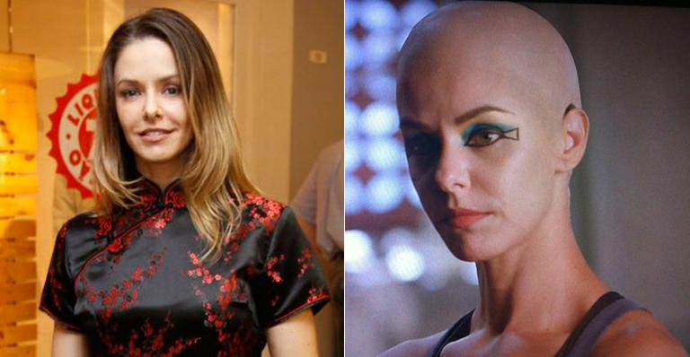 Bianca Rinaldi aparece careca como rainha do Egito em minissérie da Record