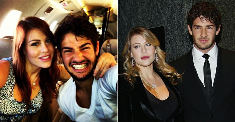 Alexandre Pato publica foto em jatinho com a namorada, Barbara Berlusconi