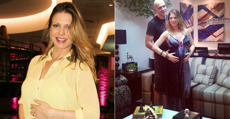Sheila Mello festeja o ano de 2012 e mostra foto do marido quando era bebê