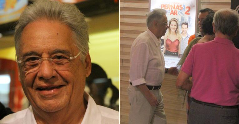 Fernando Henrique Cardoso confere o filme ‘De Pernas Pro Ar 2’