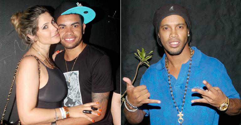 Dentinho e Dani Souza vão a show de Jorge & Mateus em Florianópolis