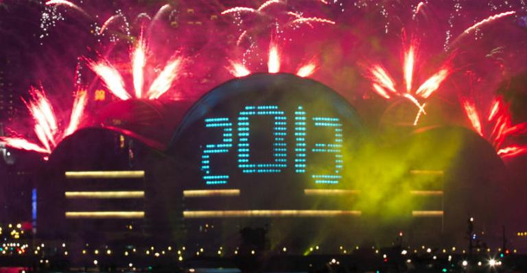 Já é 2013 ao redor do mundo. Feliz Ano Novo!