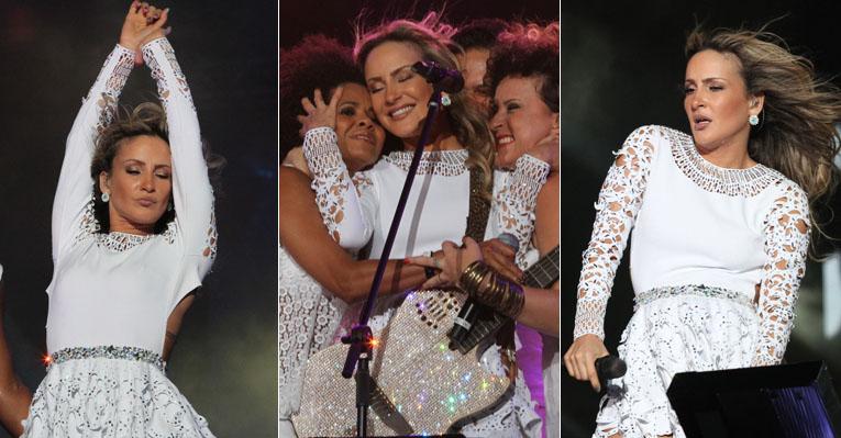 Sensual, Claudia Leitte arrasa no réveillon de Copacapana