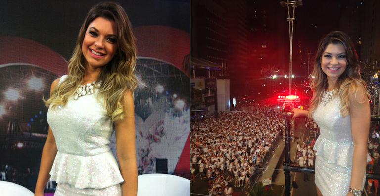 Amanda Françozo passa o primeiro réveillon na Av. Paulista