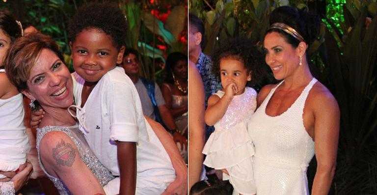 Astrid Fontenelle, Scheila Carvalho e Sidney Magal em réveillon baiano