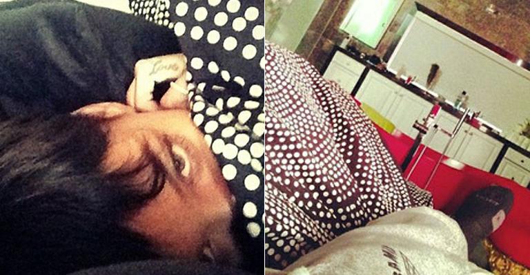 Rihanna entrega ‘sem querer’ que passou réveillon na cama com Chris Brown