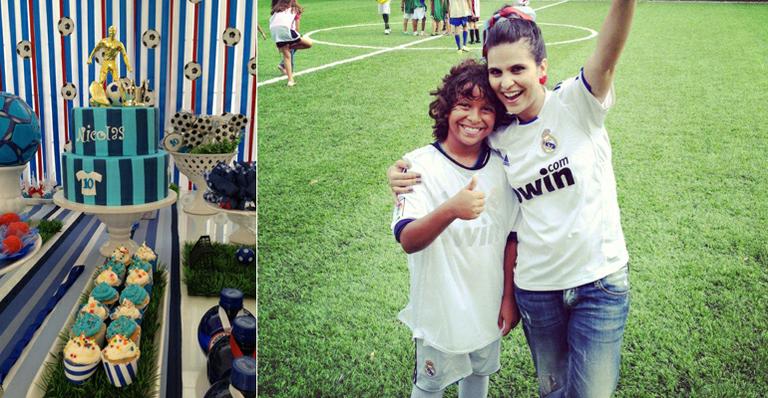 Aline Barros celebra dez anos de Nícolas, seu filho
