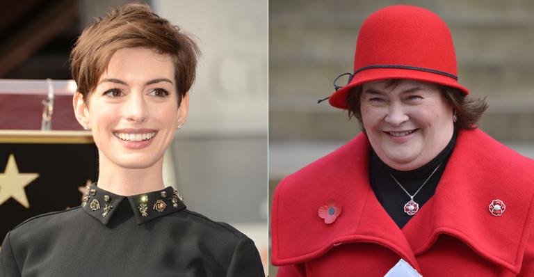 Anne Hathaway se espelhou em Susan Boyle para realizar trabalho em ‘Os Miseráveis’