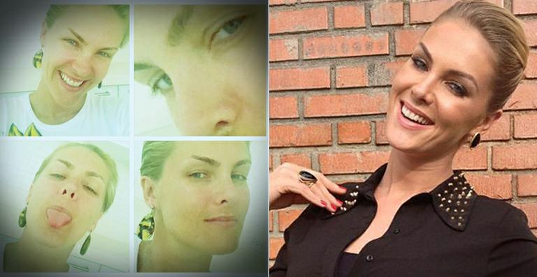 De cara limpa! Apresentadora Ana Hickmann posta foto sem maquiagem