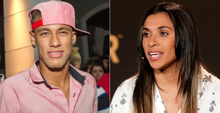 Neymar e Marta: desbancados na Bola de Ouro