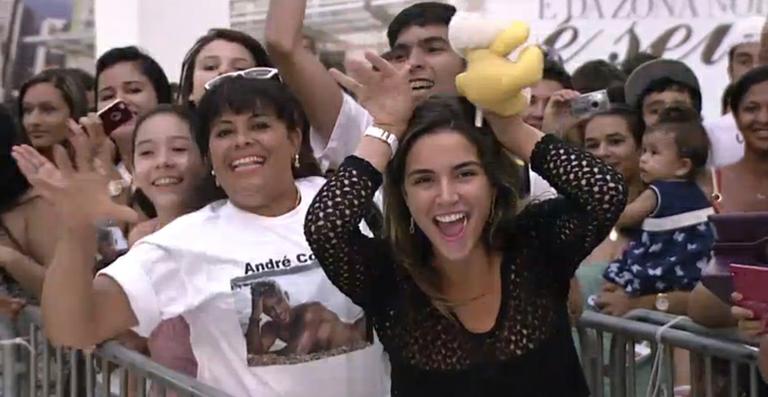 Laisa Portela vai à Casa de Vidro torcer por André Coelho
