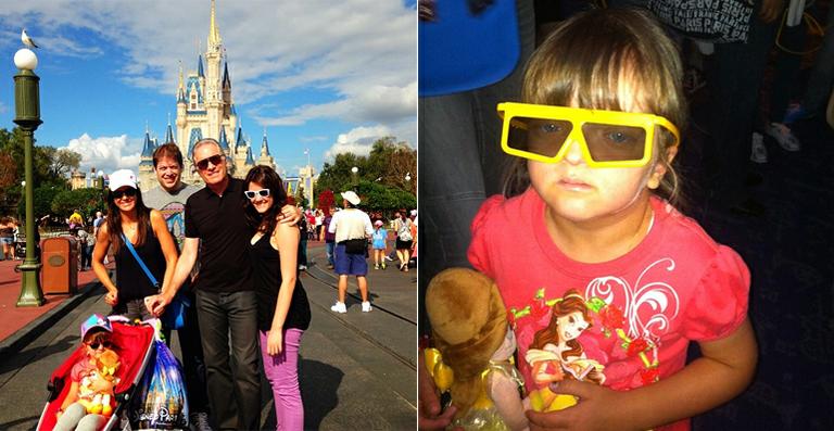 Família Justus se diverte em férias na Disney