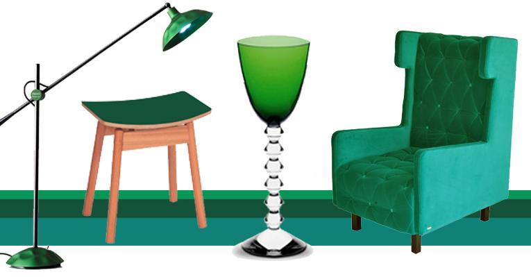 Aposte no verde esmeralda – a cor de 2013! – para decorar a sua casa