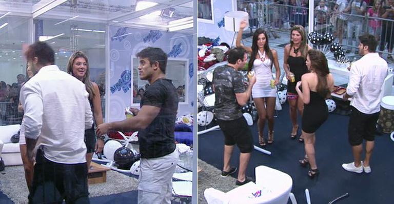 Com o tema Preto e Branco, Casa de Vidro tem a primeira festa do BBB13