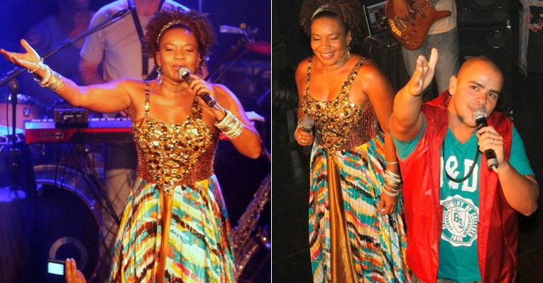 Margareth Menezes divide o palco com Rafah e faz a festa no Rio