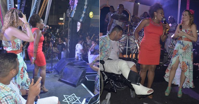 Margareth Menezes anima ensaio da banda Filhos de Jorge em Salvador