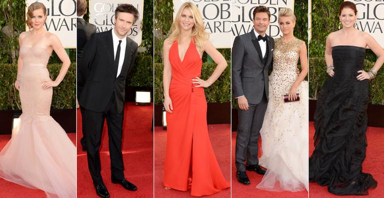 Confira os astros que desfilaram pelo red carpet do Globo de Ouro 2013